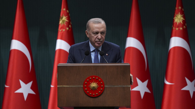 Cumhurbaşkanı Erdoğan, Cumhurbaşkanlığı Külliyesi'nde gerçekleşen Kabine Toplantısı'nın ardından açıklamalarda bulundu.