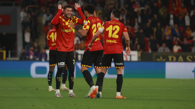 Göztepe'nin sevinci.