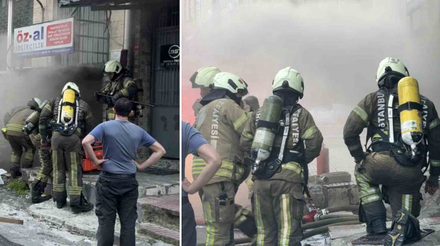 Yangını gören vatandaşların ihbarı üzerine olay yerine itfaiye, polis ve sağlık ekipleri sevk edildi.