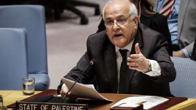 مندوب فلسطين الأممي: إسرائيل تتبع استراتيجية متعمدة للقضاء على الفلسطينيين
