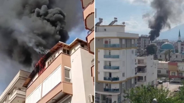 Yangın esnasında evde kimsenin bulunmadığı öğrenildi.