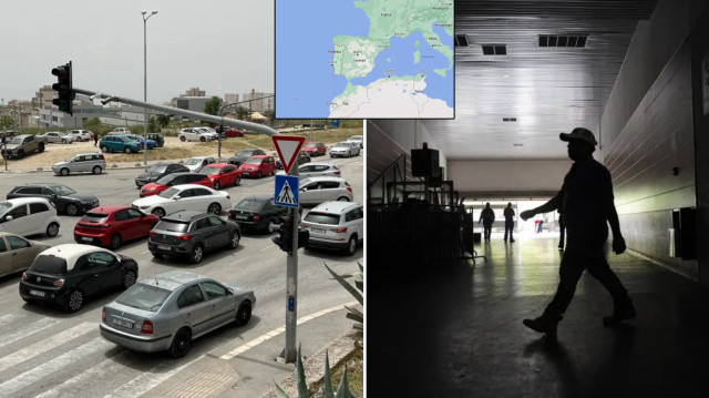 İspanya ve Portekiz'de büyük çaplı elektrik kesintisi.