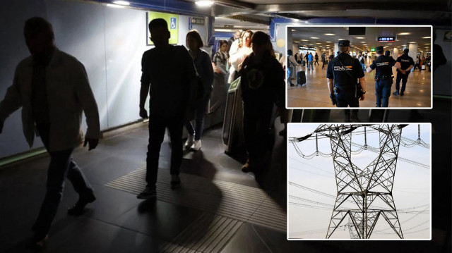 İspanya ve Portekiz'de elektirik kesintisi hayatı olumsuz etkiledi.
