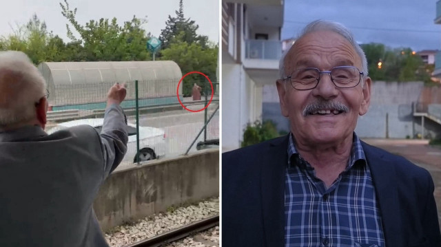 Eşini otobüste unuttu, yaşadığı paniği torunu cep telefonuyla görüntüledi.