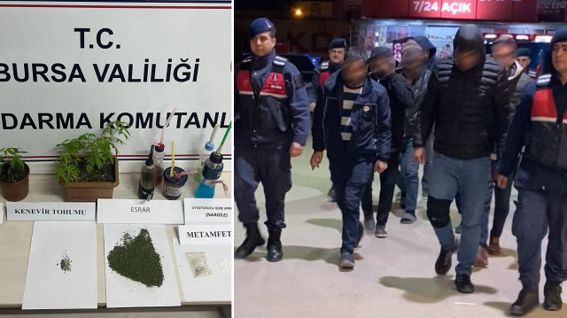 İhbar üzerine harekete geçen ekiplerin söz konusu adrese yaptığı baskında bağ evinde uyuşturucu kullanan 8 kişi suçüstü yakalandı.