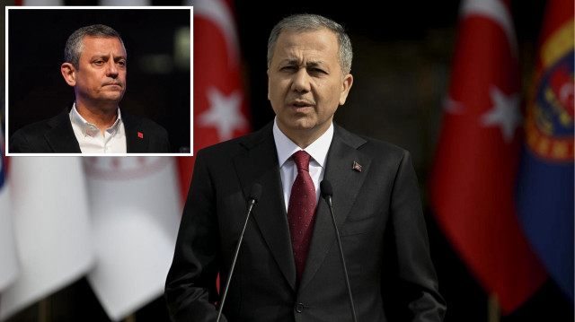Bakan Yerlikaya, 'Seni koruyan polislerimiz dahil hiçbiri cebinde bant taşımaz. Söylediklerin alçak bir iftiradır.' dedi.