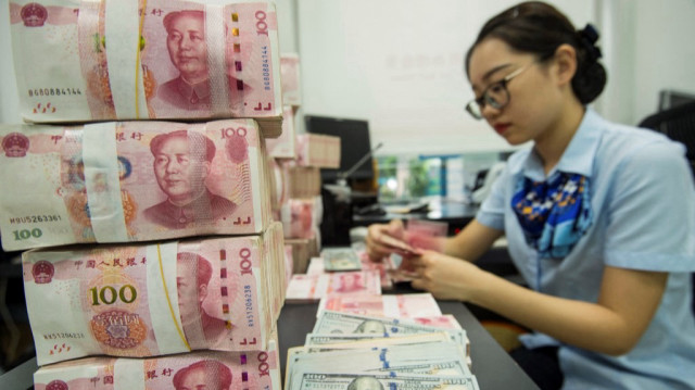 La Banque centrale chinoise a fixé le taux de référence du yuan face au dollar à 7,1889, soit son niveau le plus bas depuis le 17 janvier.
