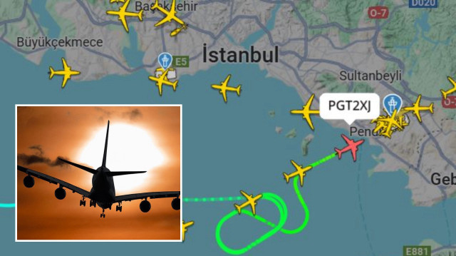 Uçağın pilotu, Sabiha Gökçen Havalimanı Hava Trafik Kontrolörü ile irtibata geçerek iniş sırasında kuşa çarpmış olabileceğini ve kontrol yapılmasını istedi.