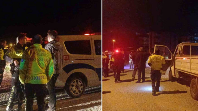 Sürücü ve beraberindeki 2 şüpheli, ifadeleri alınmak üzere gözaltına alınarak emniyete götürüldü.