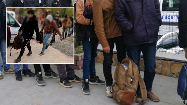 Denetimlerde, Türkiye'ye yasa dışı yollarla girdiği tespit edilen 2 Cezayir ve 2 Fas uyruklu düzensiz göçmen yakalandı. (Foto: Arşiv)