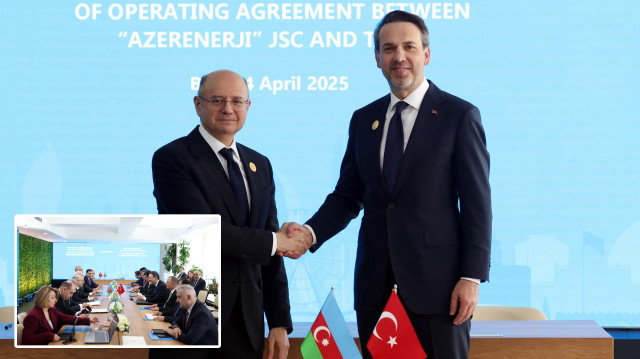 Enerji Bakanı Alparslan Bayraktar ve Azerbaycanlı mevkidaşı Perviz Şahbazov’un görüşmesinde, TEİAŞ ve Azerenerji enerji işbirliğini güçlendirmek için anlaşma imzaladı.