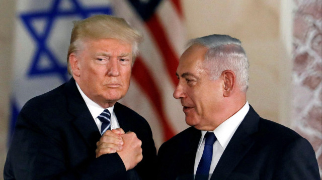 Президент США Дональд Трамп (слева) и премьер-министр Израиля Биньямин Нетаньяху.
