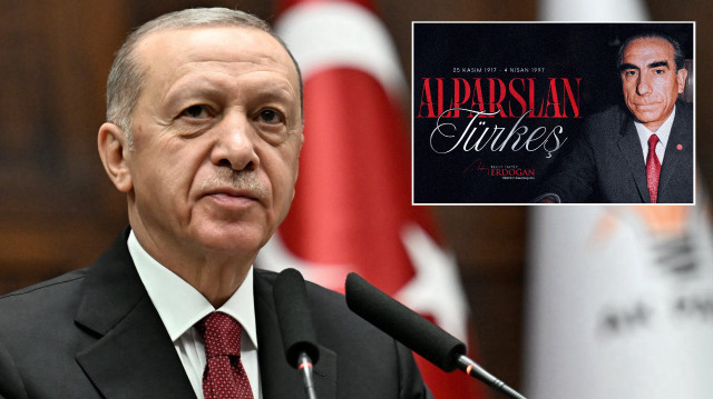 Cumhurbaşkanı Erdoğan'dan Alparslan Türkeş paylaşımı.