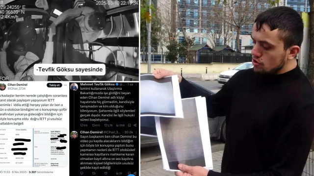 Cihan Demirel, SGK dökümanlarını paylaşarak iddia edilenin aksine Ulaştırma Bakanlığında değil bir özel şirkette çalıştığını ispatladı.