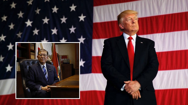 Japonya Başbakanı İşiba ve ABD Başkanı Trump