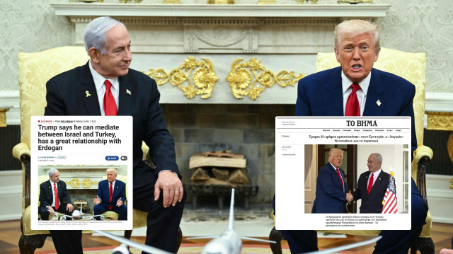 Netanyahu - Trump Beyaz Saray'da görüştü.