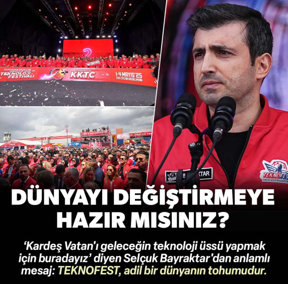Selçuk Bayraktar: TEKNOFEST adil bir dünyanın tohumudur