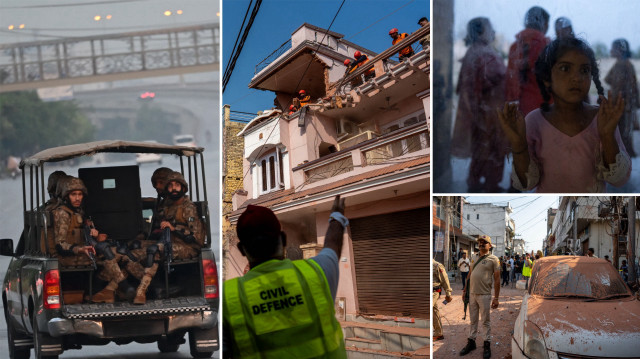 Hindistan'ın Karaçi'ye SİHA saldırısı düzenlemesinin ardından Rawalpindi'de güvenlik önlemleri artırıldı.