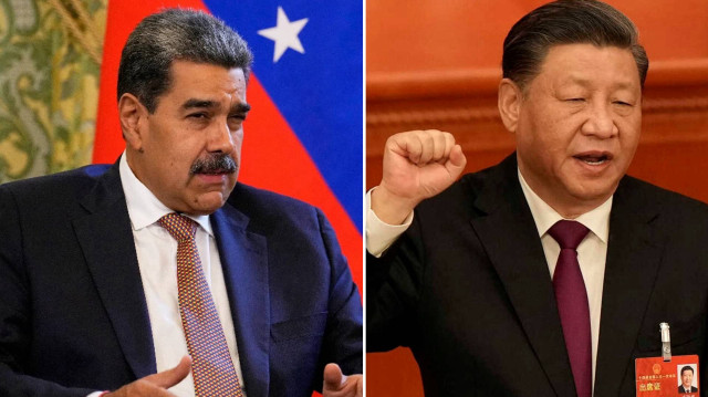 Venezuela Devlet Başkanı Maduro ve Çin Devlet Başkanı Şi
