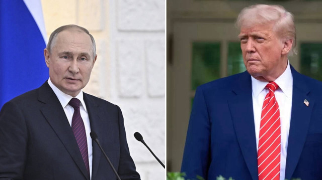 Rusya Devlet Başkanı Putin ve ABD Başkanı Trump