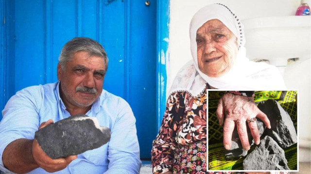 Anneler Günü hediyesi 'gökten' indi: Bahçesine göktaşı olduğu düşünülen cisim düştü