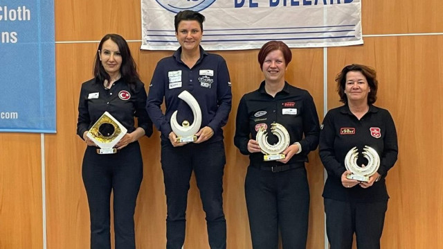 Gülşen Degener kürsüde ikinci sırayı kaptı.