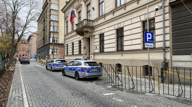Le consulat russe de Cracovie est fermé.