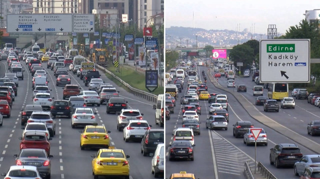 Trafik yoğunluğu Edirne ve Ankara istikametinde aralıklarla devem ediyor.