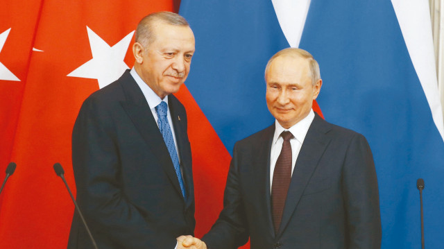 Cumhurbaşkanı Recep Tayyip Erdoğan - Rusya Devlet Başkanı Vladimir Putin