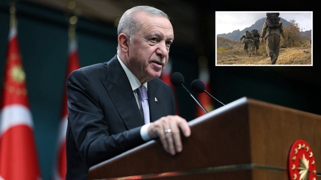 Cumhurbaşkanı Erdoğan, PKK'nın kendini feshetmesiyle 'Terörsüz Türkiye' sürecinde kritik bir eşiğin daha aşıldığını söyledi.