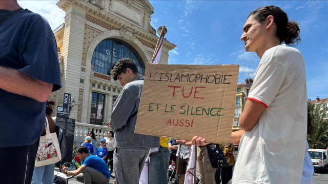 Manifestation contre l'islamophobie à Nice, le 11 mai 2025.