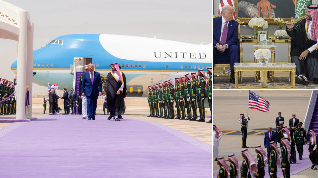 ABD Başkanı Trump, Orta Doğu turunun ilk ayağı Suudi Arabistan'da.