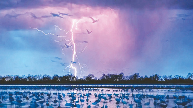 Bangladeş'te her yıl ortalama 300 kişi yıldırım isabet etmesi sonucu ölüyor.