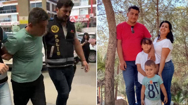Yangında eşi ve iki çocuğu ölen itfaiye eri tutuklandı.