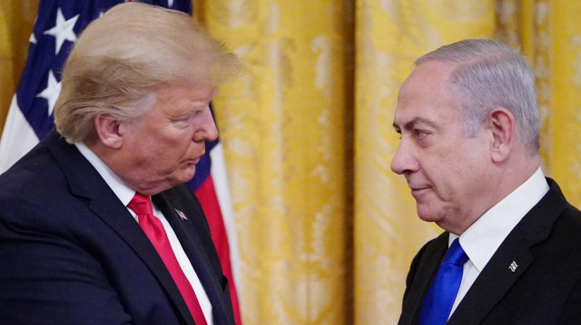 Президент США Дональд Трамп и премьер-министр Израиля Биньямин Нетаньяху.

