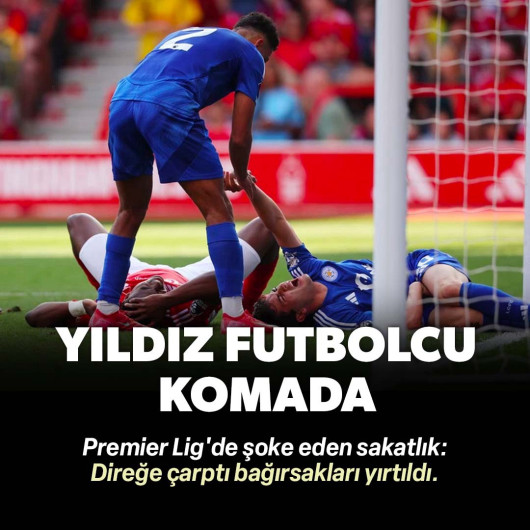 Premier Lig'de şoke eden sakatlık: Direğe çarptı bağırsakları yırtıldı