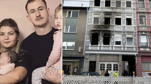 Henüz birkaç aydır Solingen'de yaşayan Kuncho Z. (29), eşi Katia (28) ve iki küçük çocukları Galia (2) ile Emilia (üç aylık), kundaklanan evin çatı katında hayatını kaybetti.