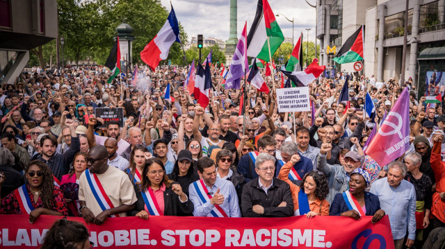 Manifestation contre l'Islamophobie en France, le 13 mai 2025.