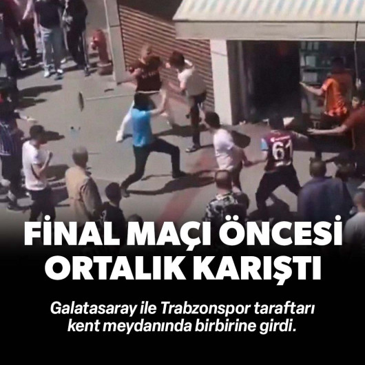 Final maçı öncesi ortalık karıştı: İki takım taraftarları birbirine girdi