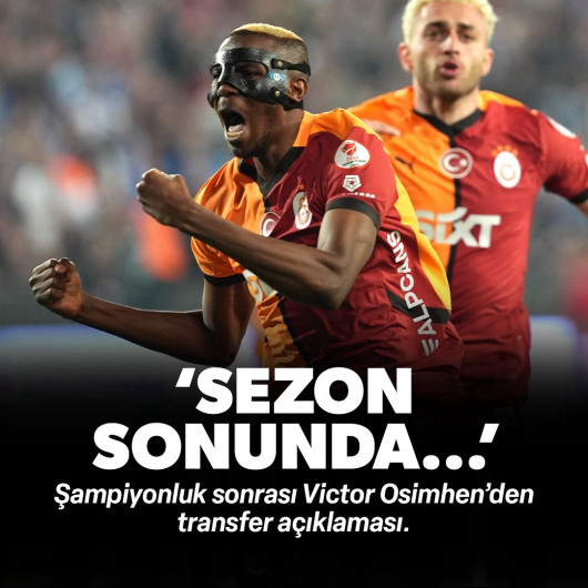 Victor Osimhen'den geleceğine dair önemli açıklama: 'Sezon sonunda...'