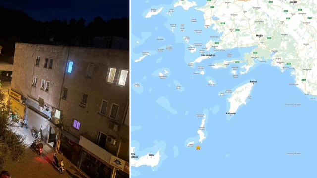 Akdeniz'de saat 01.51'de 6 büyüklüğünde deprem meydana geldi.