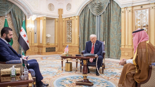 Trump, Syrian president hold their first-ever meeting in Riyadh