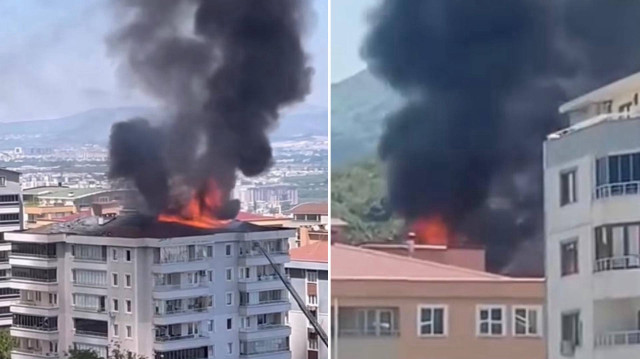 Yangının sebebi henüz belirlenmedi.