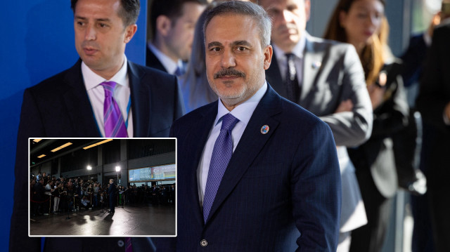 Dışişleri Bakanı Hakan Fidan, Antalya'nın Belek Turizm Bölgesi'ndeki NEST Kongre Merkezi'nde düzenlenen NATO Dışişleri Bakanları Gayriresmi Toplantısı öncesinde basın mensuplarına açıklamalarda bulundu.