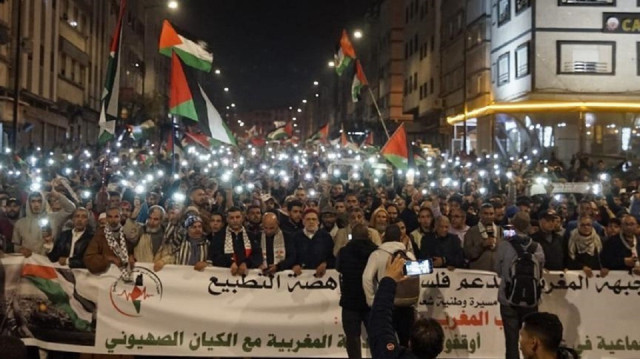 بذكرى النكبة.. مغاربة يتضامون مع غزة ويرفضون التطبيع