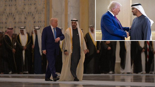 ABD Başkanı Trump, BAE Devlet Başkanı Al Nahyan ile bugün bir araya geldi.