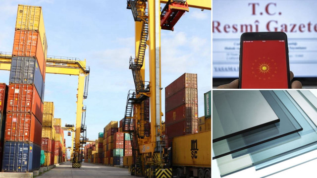 Cam ithalatında yeni karar Resmi Gazete'de.