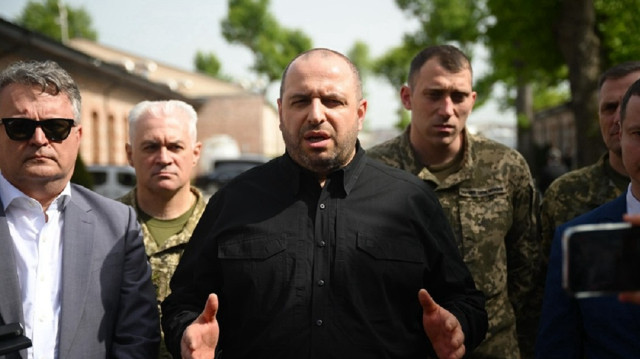 Ukrainian Defense Minister Rustem Umerov at Dolmabahce Presidential Office in Istanbul, Türkiye on May 16, 2025.