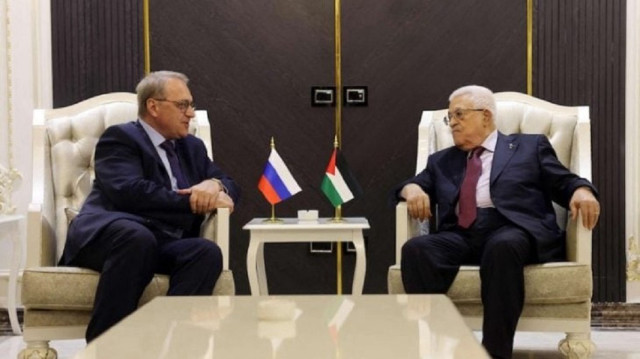 عباس يبحث مع مبعوث بوتين الاعتراف بدولة فلسطين ووقف الإبادة في غزة