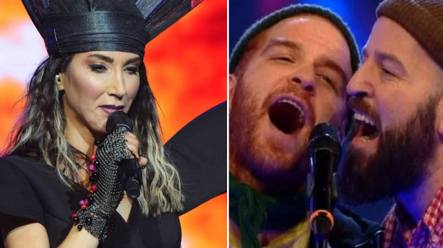 Hande Yener ve Athena grubu üyeleri Gökhan-Hakan Özoğuz